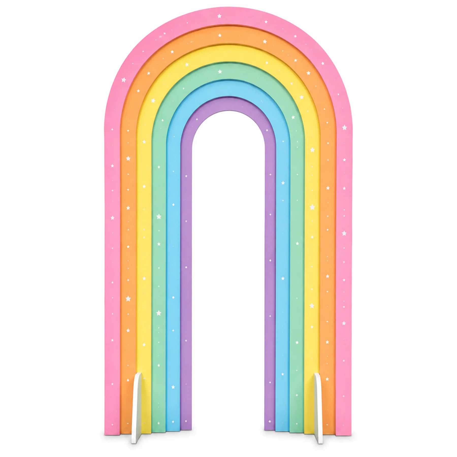 Arco 3D Stampato 100×190 cm — strati sovrapposti con grafica personalizzata SagoMax