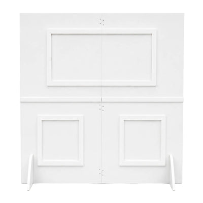Fondale Boiserie Bianco Richiudibile