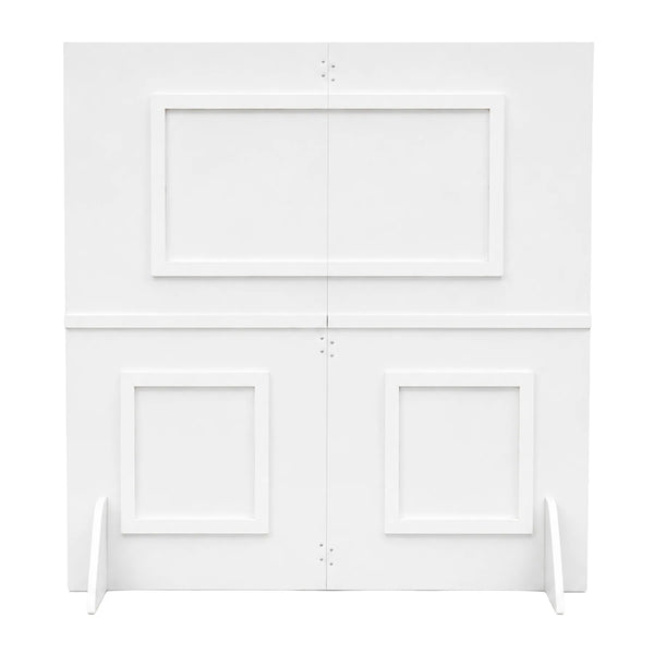 Fondale Boiserie Bianco Richiudibile