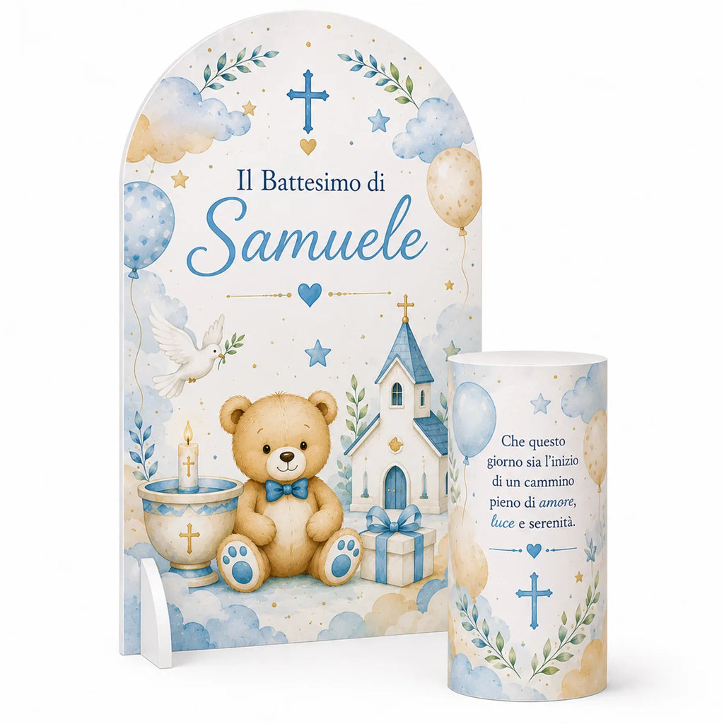 Battesimo — Set Lite allestito per un battesimo, scenografia completa SagoMax