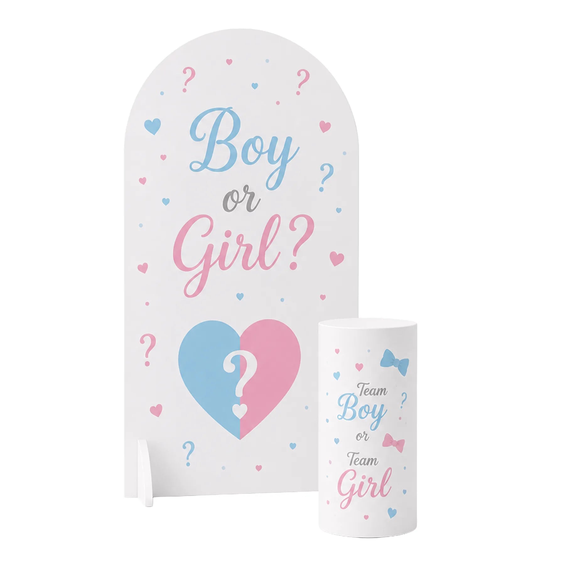 Gender reveal — Set Lite allestito per un gender reveal, scenografia completa SagoMax