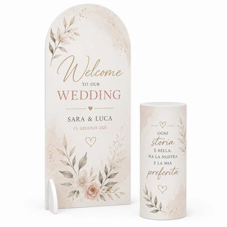 Matrimonio — Set Lite allestito per un matrimonio, scenografia completa SagoMax