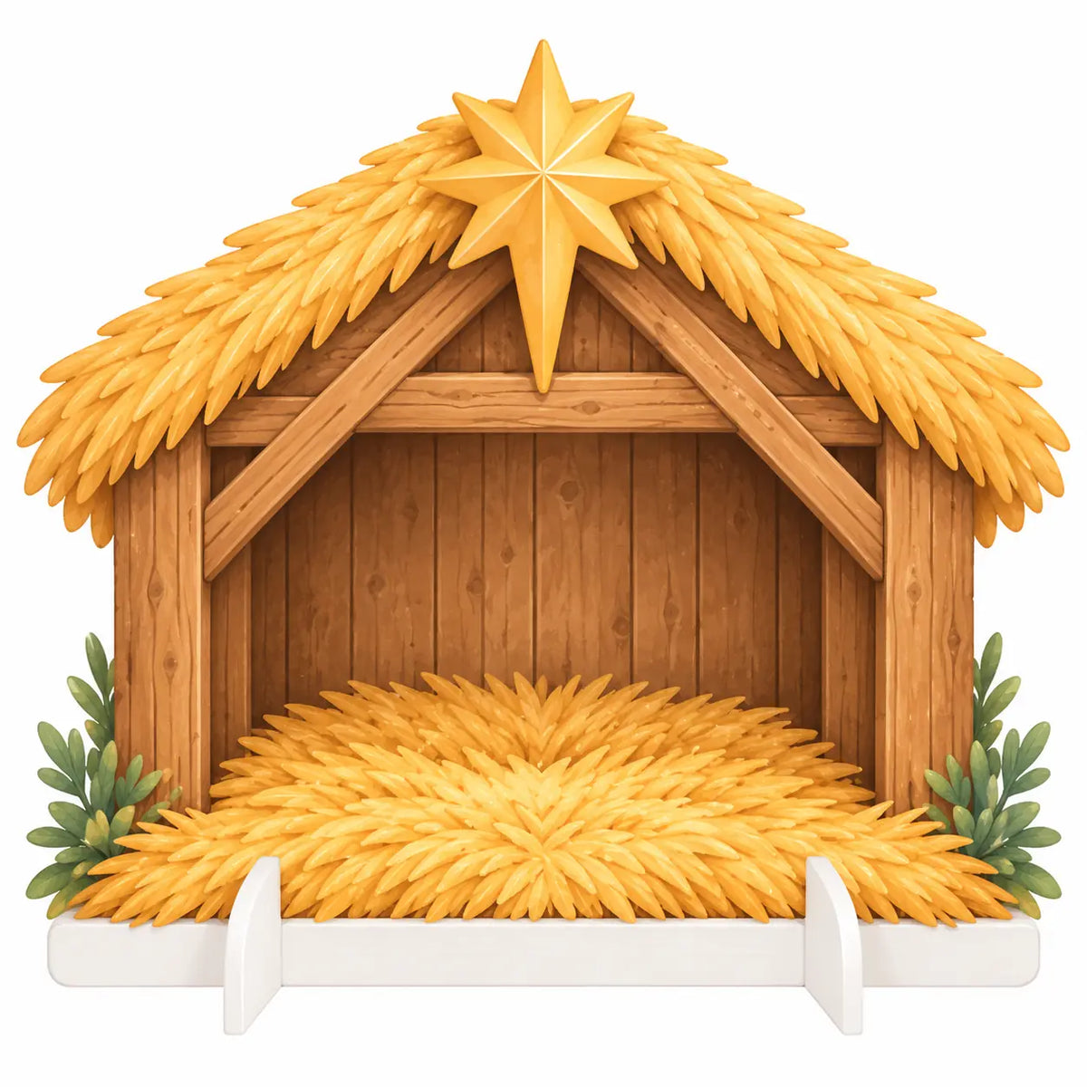 Capanna — sagoma del presepe tenero