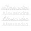 Scritta sagomata finitura bianca — SagoMax