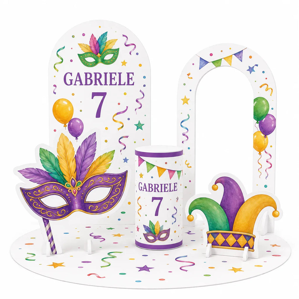 Carnevale — Set Max allestito per Carnevale, scenografia completa SagoMax