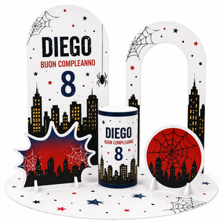 Compleanno — Set Max allestito per un compleanno, scenografia completa SagoMax