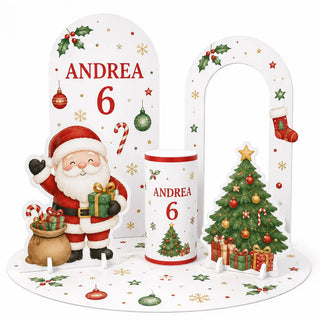 Natale — Set Max allestito per il Natale, scenografia completa SagoMax