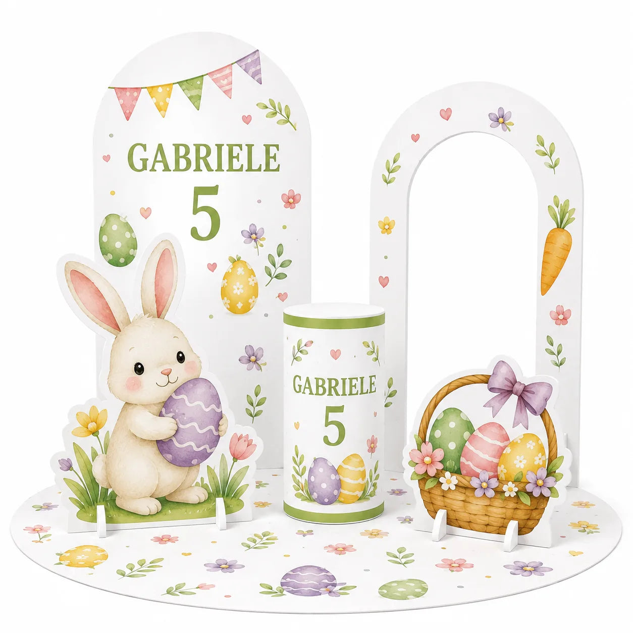 Pasqua — Set Max allestito per la Pasqua, scenografia completa SagoMax