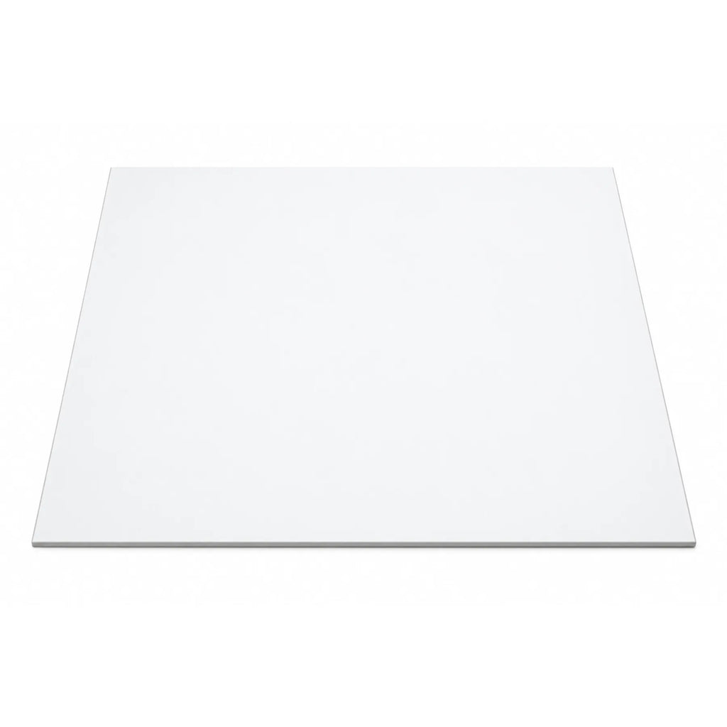 Tappeto Vinilico Calpestabile Bianco — rettangolare