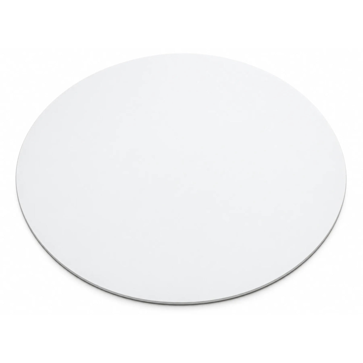 Tappeto Vinilico Calpestabile Bianco — tondo
