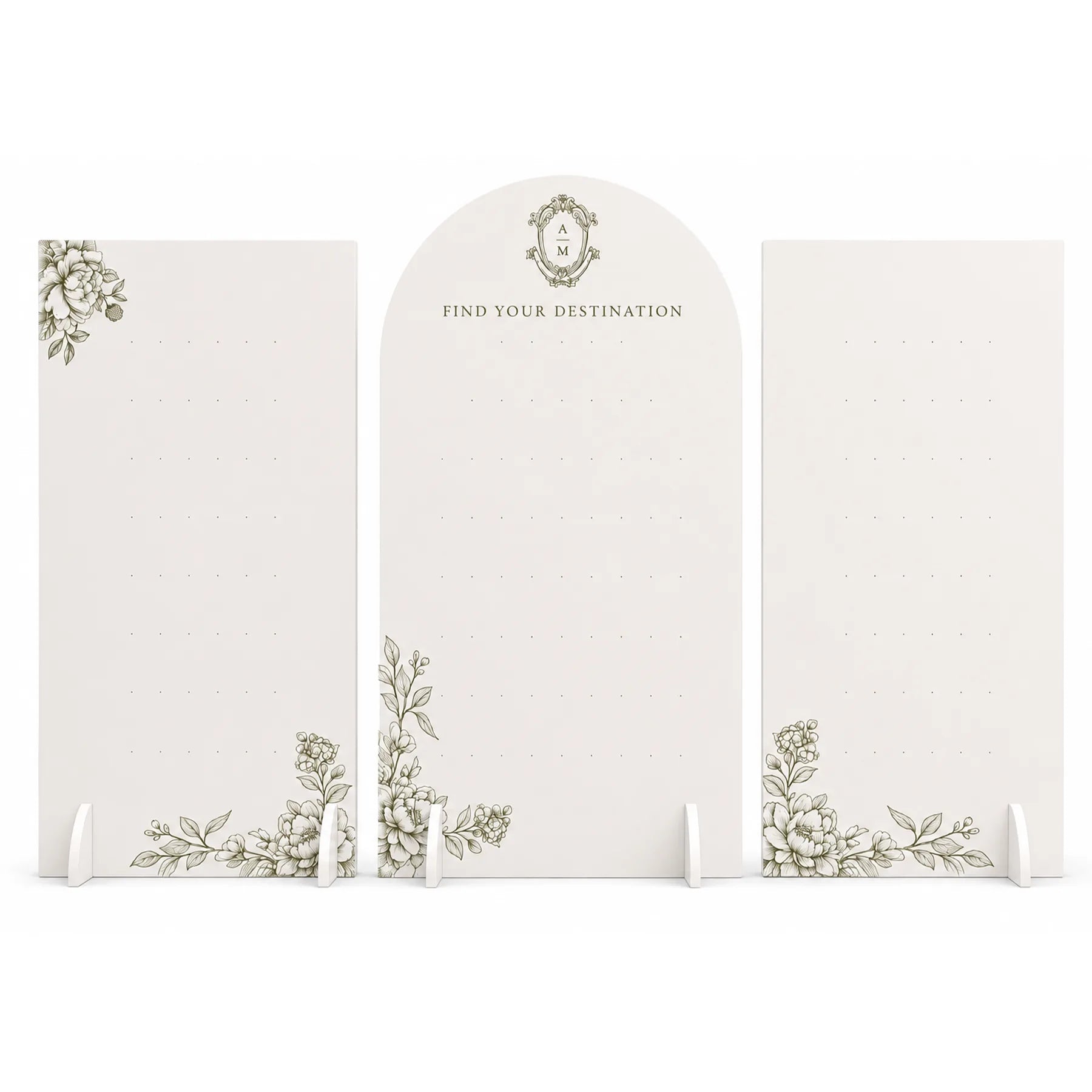 Matrimonio — Set Trio allestito per un matrimonio, scenografia completa SagoMax