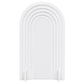 Vela 3D Bianca 100×190 cm — strati sovrapposti con effetto profondità, in PVC bianco da personalizzare