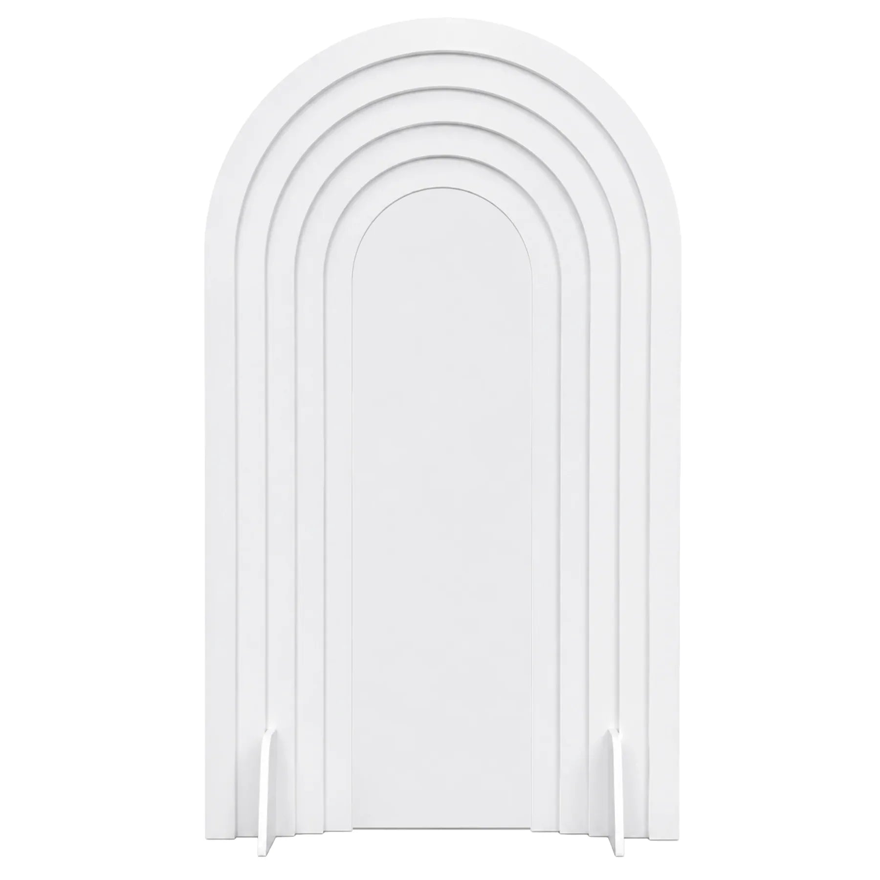 Vela 3D Bianca 100×190 cm — strati sovrapposti con effetto profondità, in PVC bianco da personalizzare